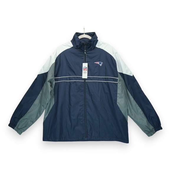 NWT Dunbrooke New England Patriots Windbreaker Jacket Sixe XL Sports Illustrated - Picture 1 of 6